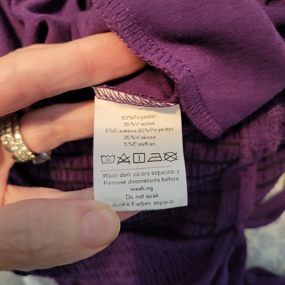 Grace Karin Elegant Purple Jumpsuit, Medium, NWOT - Picture 5 of 8